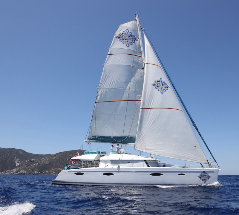 luxury catamaran charter mediterranean